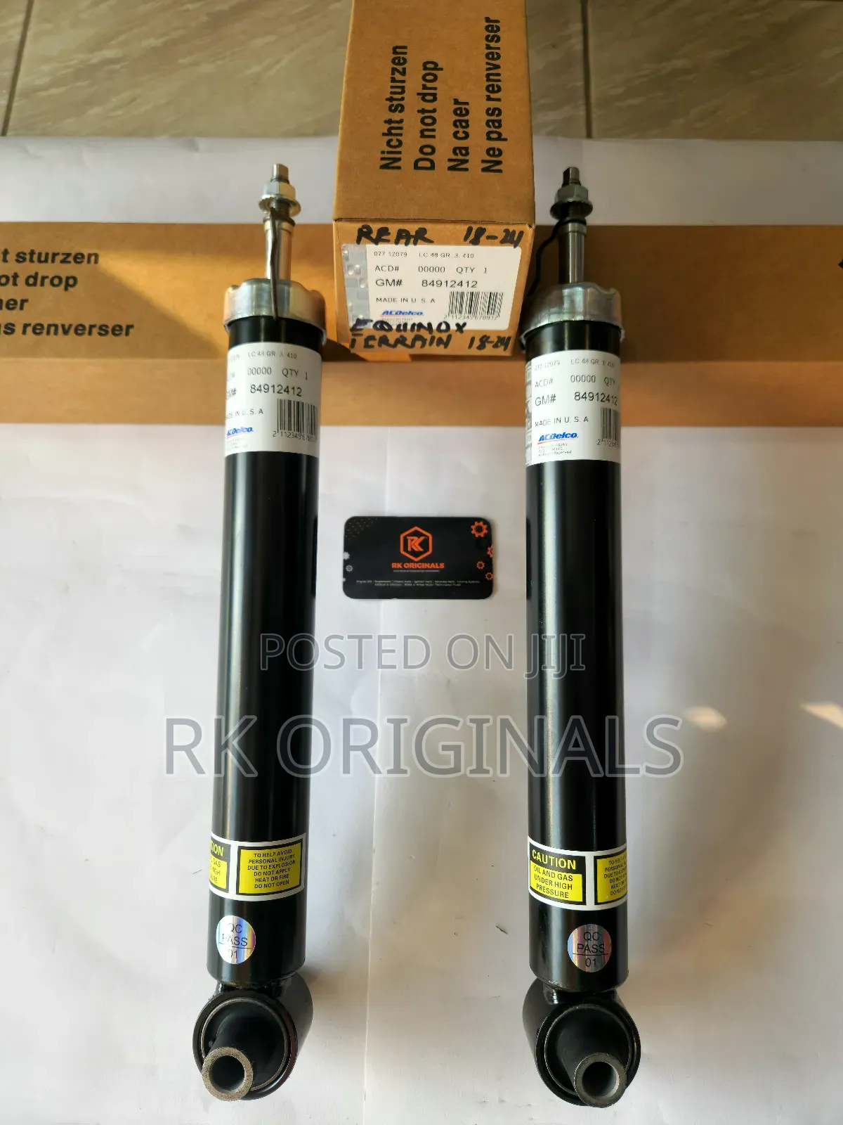 Chevrolet Equinox/Terrain 2018-2024 Ac Delco Back Shocks From Usa🇺🇸
