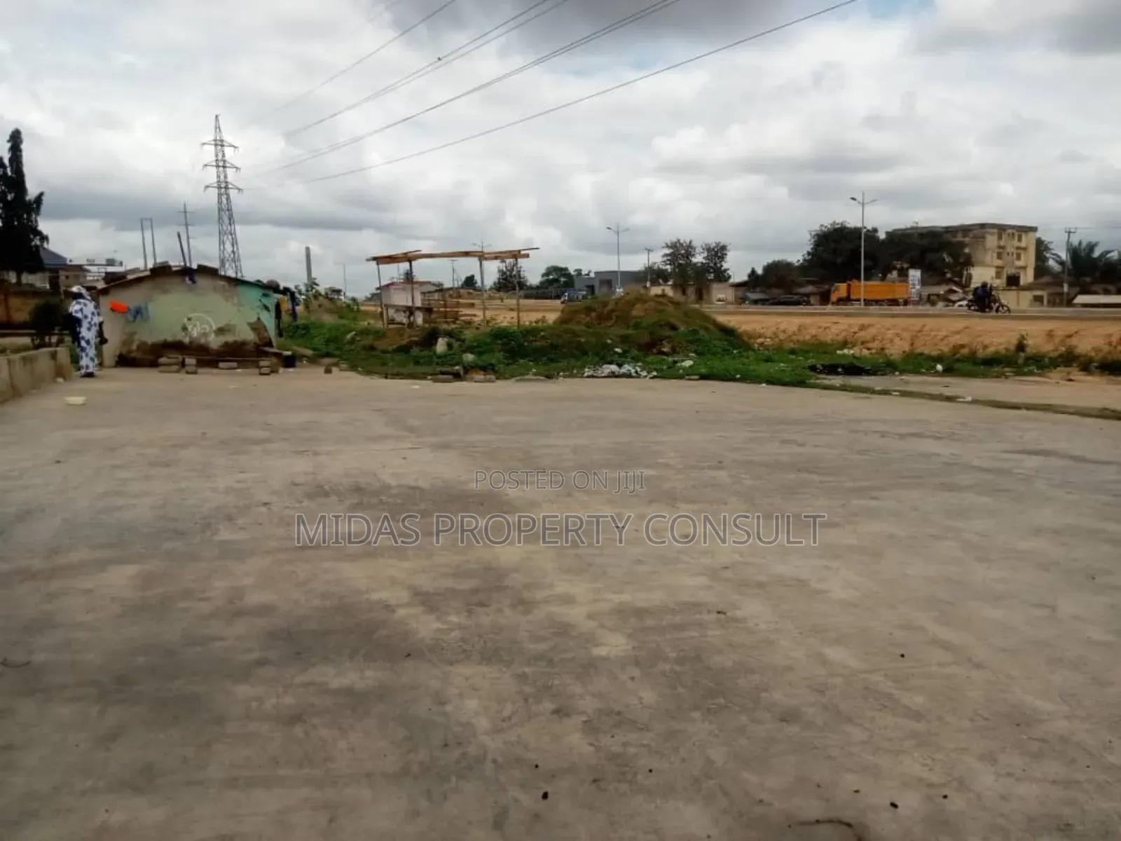 Main Road 500 Sqm Land For Lease At Amasaman Nsawan Highway
