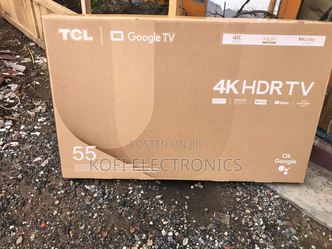 TCL 55” HDR Google Tv Ultra-Clear Smart Television