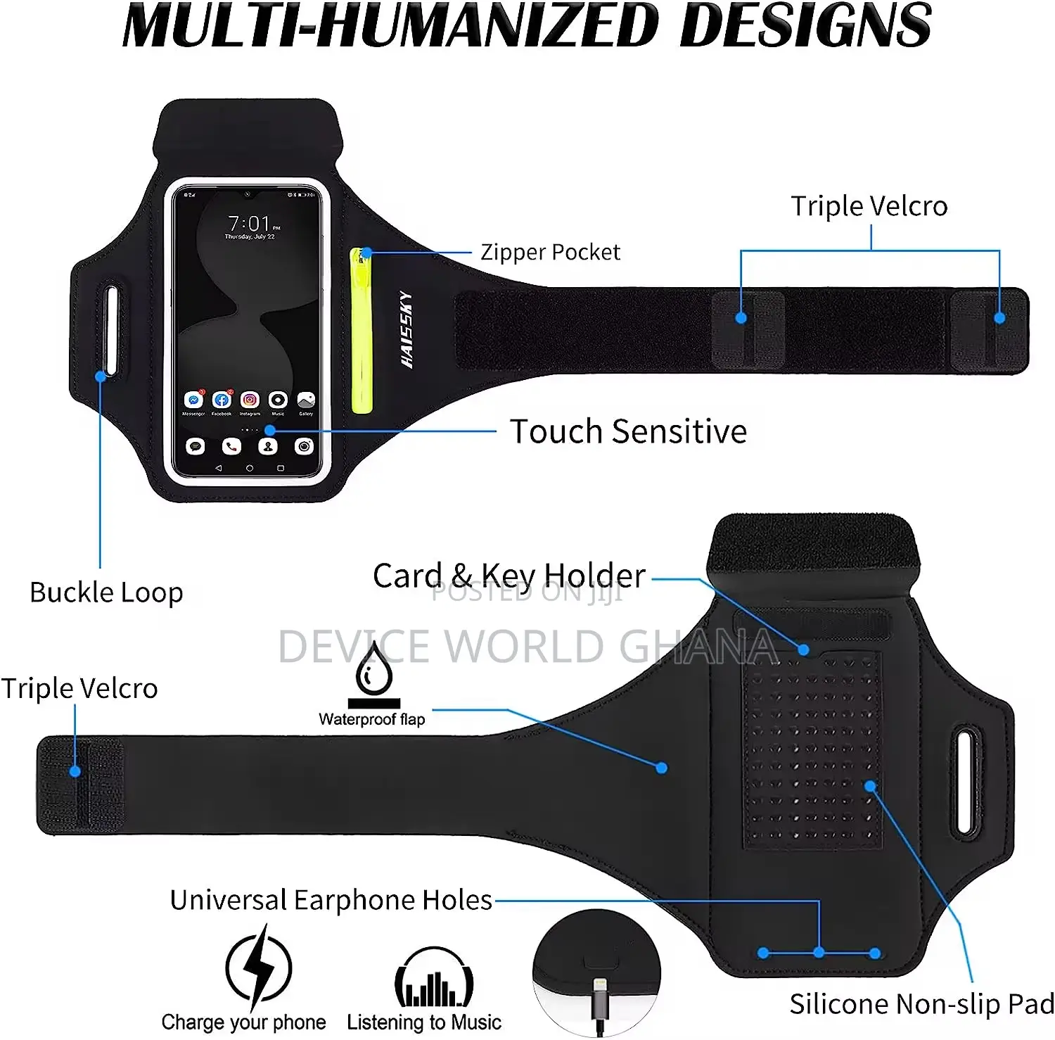 Haissky Arm Band For Phones