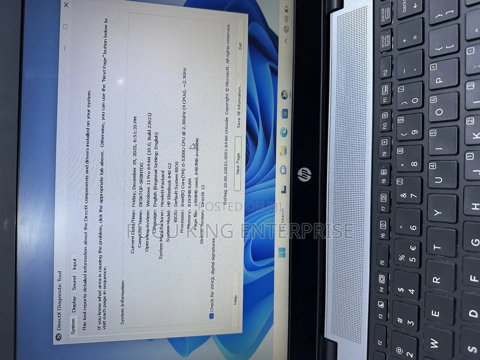 Laptop HP EliteBook 840 G2 8GB Intel Core I5 SSD 256GB