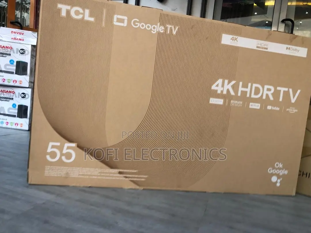 TCL 55” HDR Led Google Tv Premium Smart Home Screen