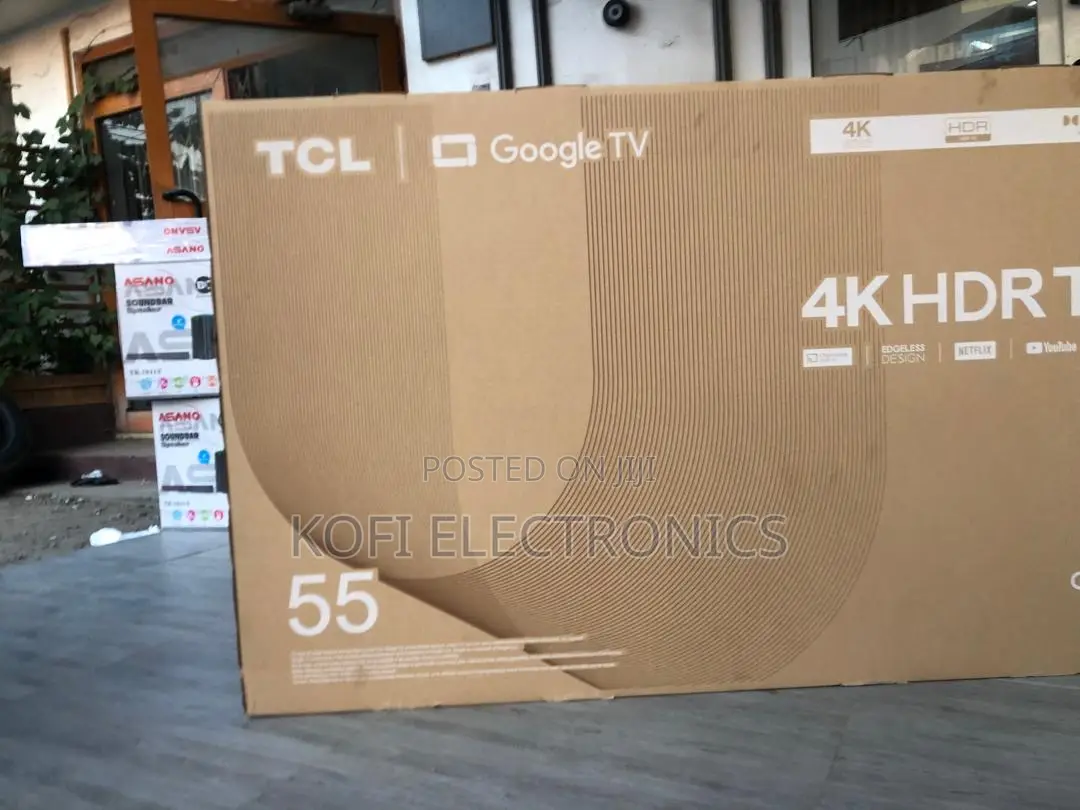 TCL 55” HDR Led Google Tv Premium Smart Home Screen