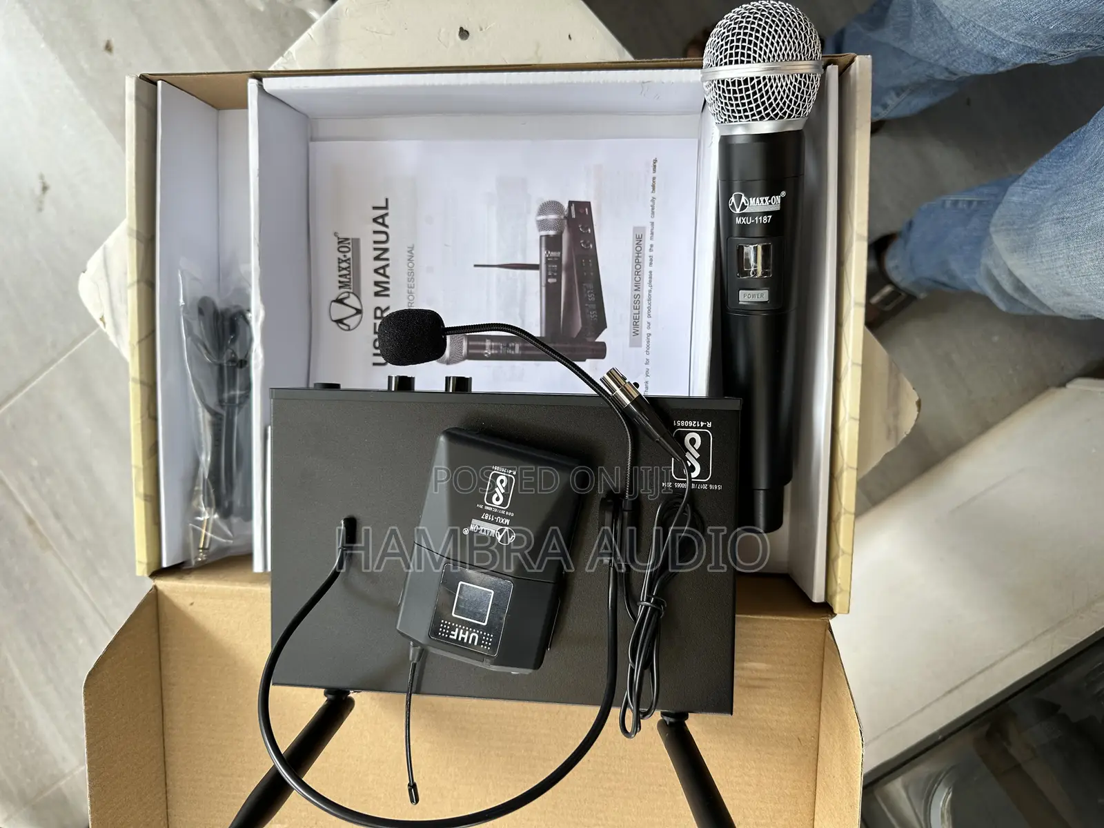 Maxxon Wireless Headmic/Handheld Mic