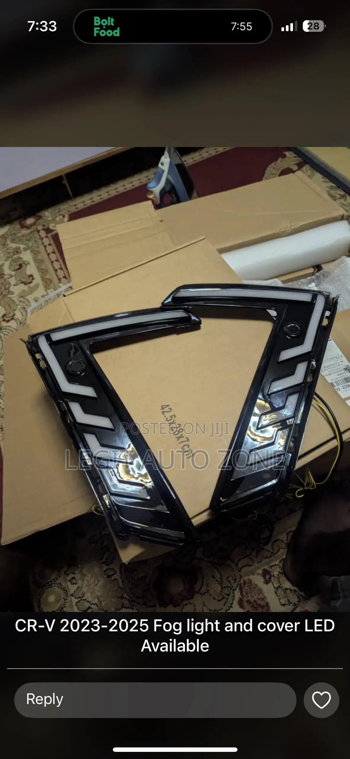Honda CRV 2023,2024,2025, Led Fog Light