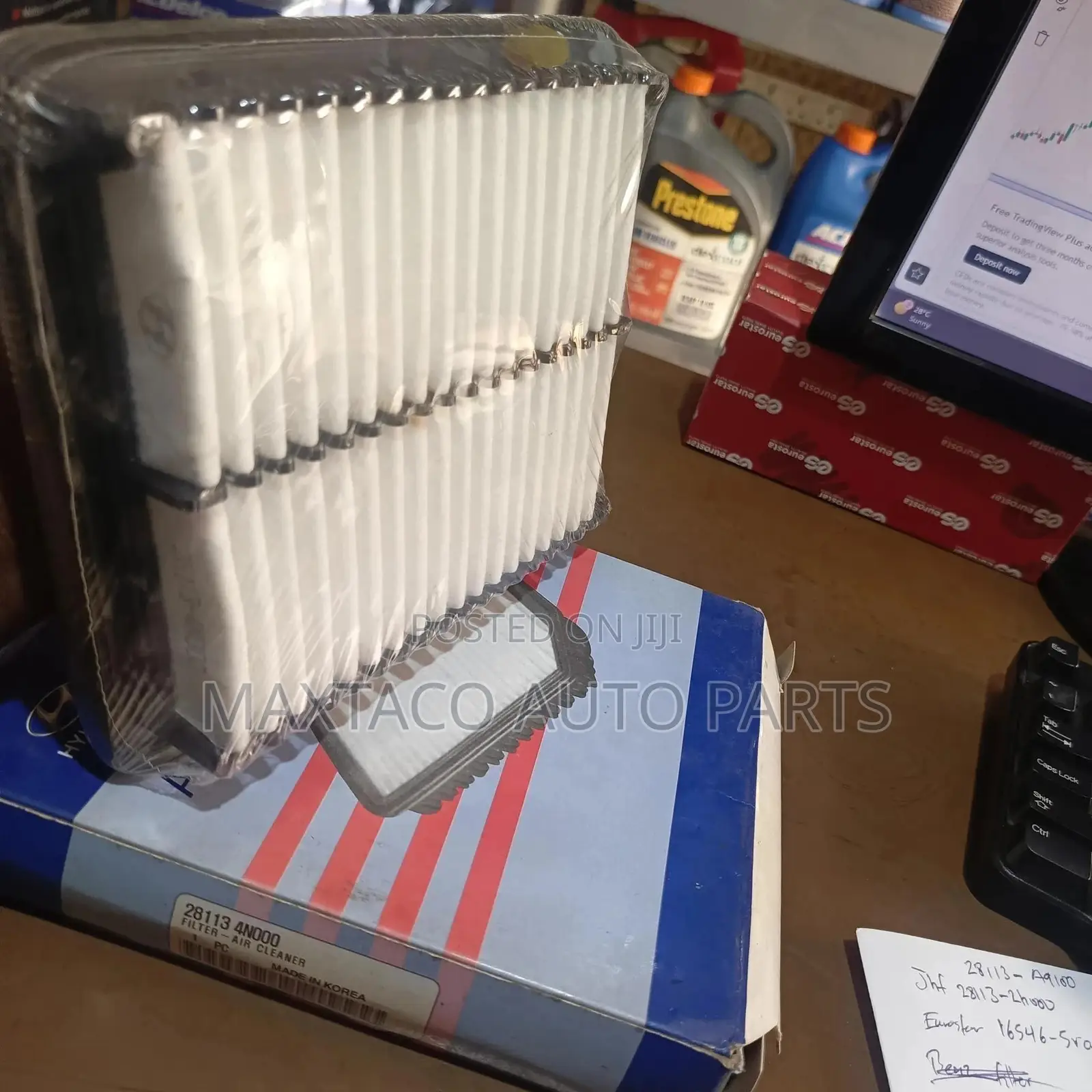 Hyundai 28113-4n000 Air Filter For Hyundai Eon 800