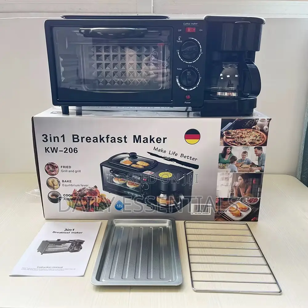 Silver Crest 3-in-1 Breakfast Maker 12l – 2800w