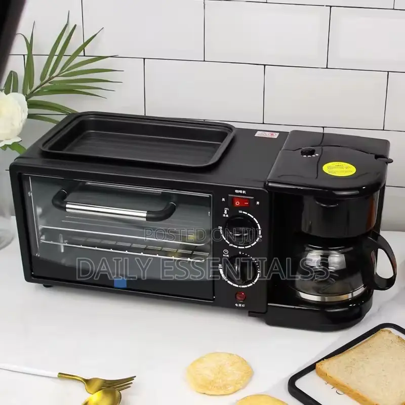 Silver Crest Breakfast Maker With Oven Coffee Brewer