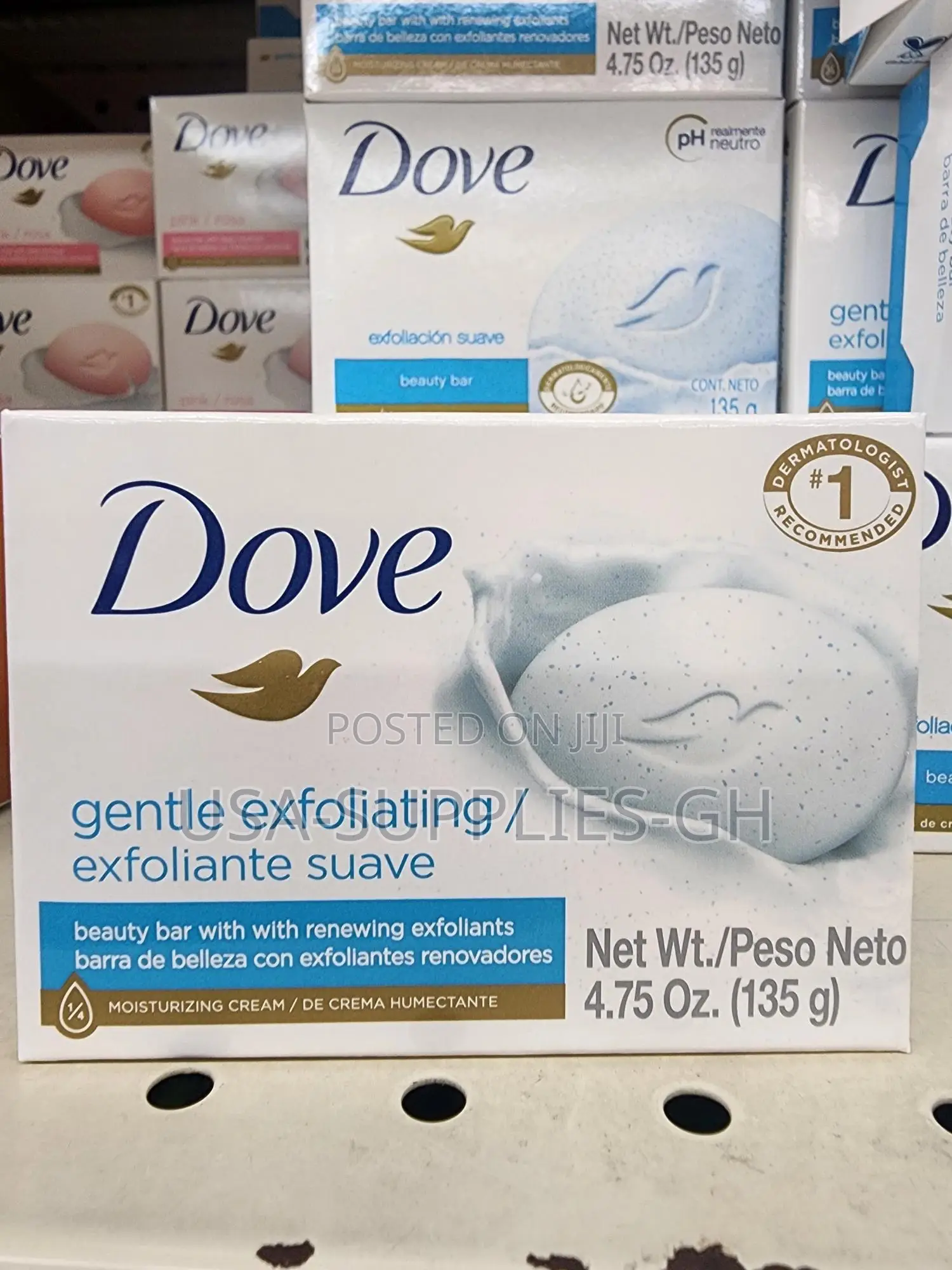 Dove Bar Soaps 4.75 Oz From Usa