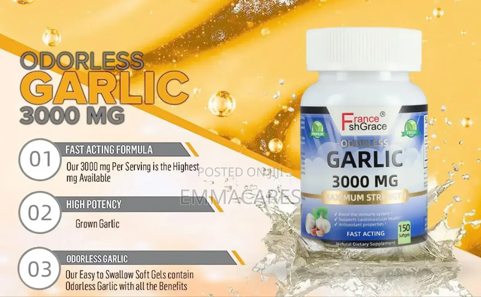 Odourless Garlic Supplement
