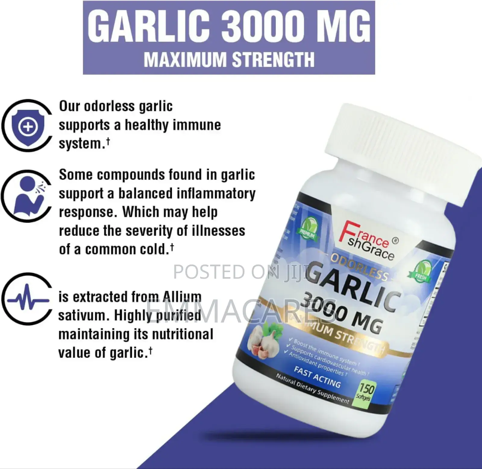 Odourless Garlic Supplement