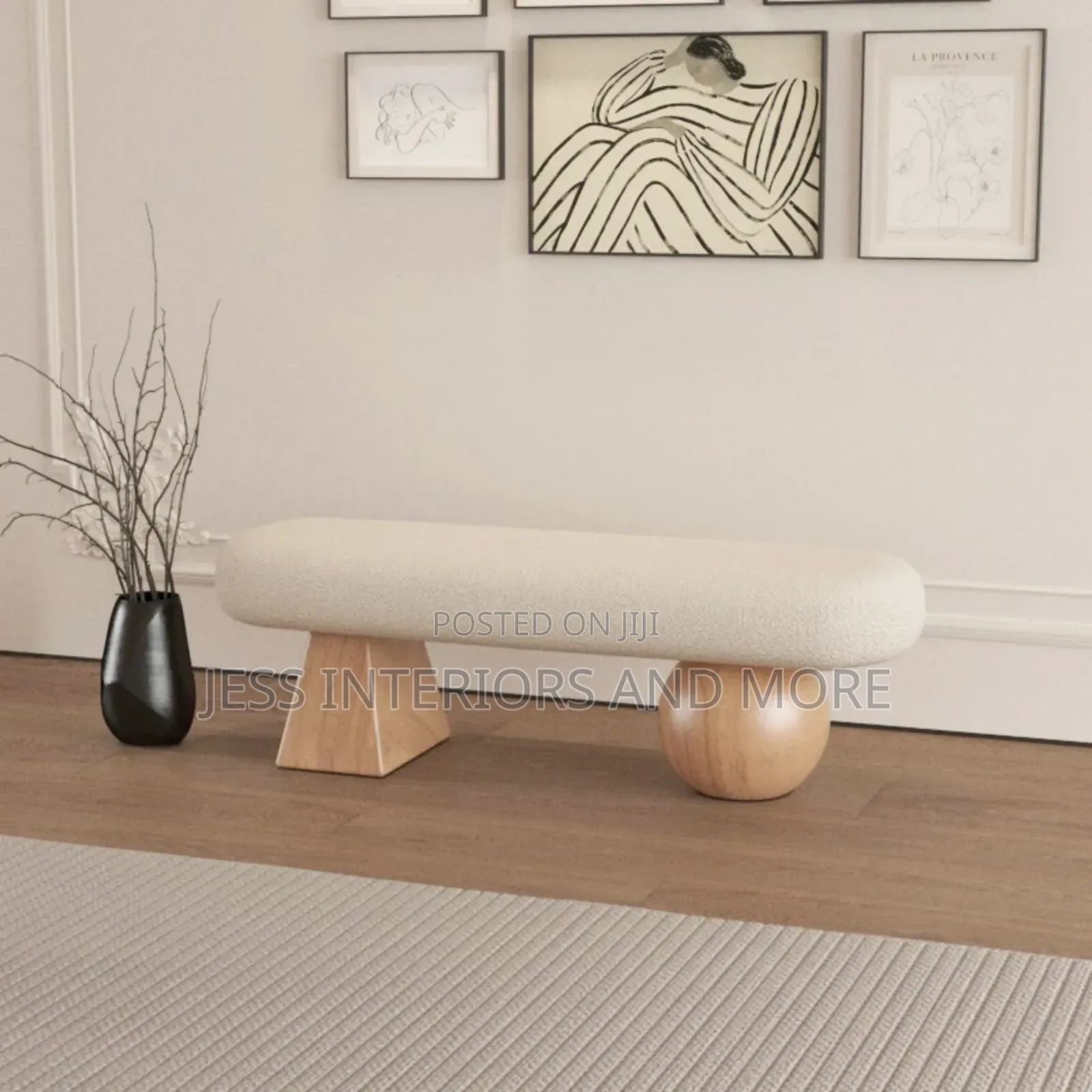 Bedroom Bench (Brown)120cm