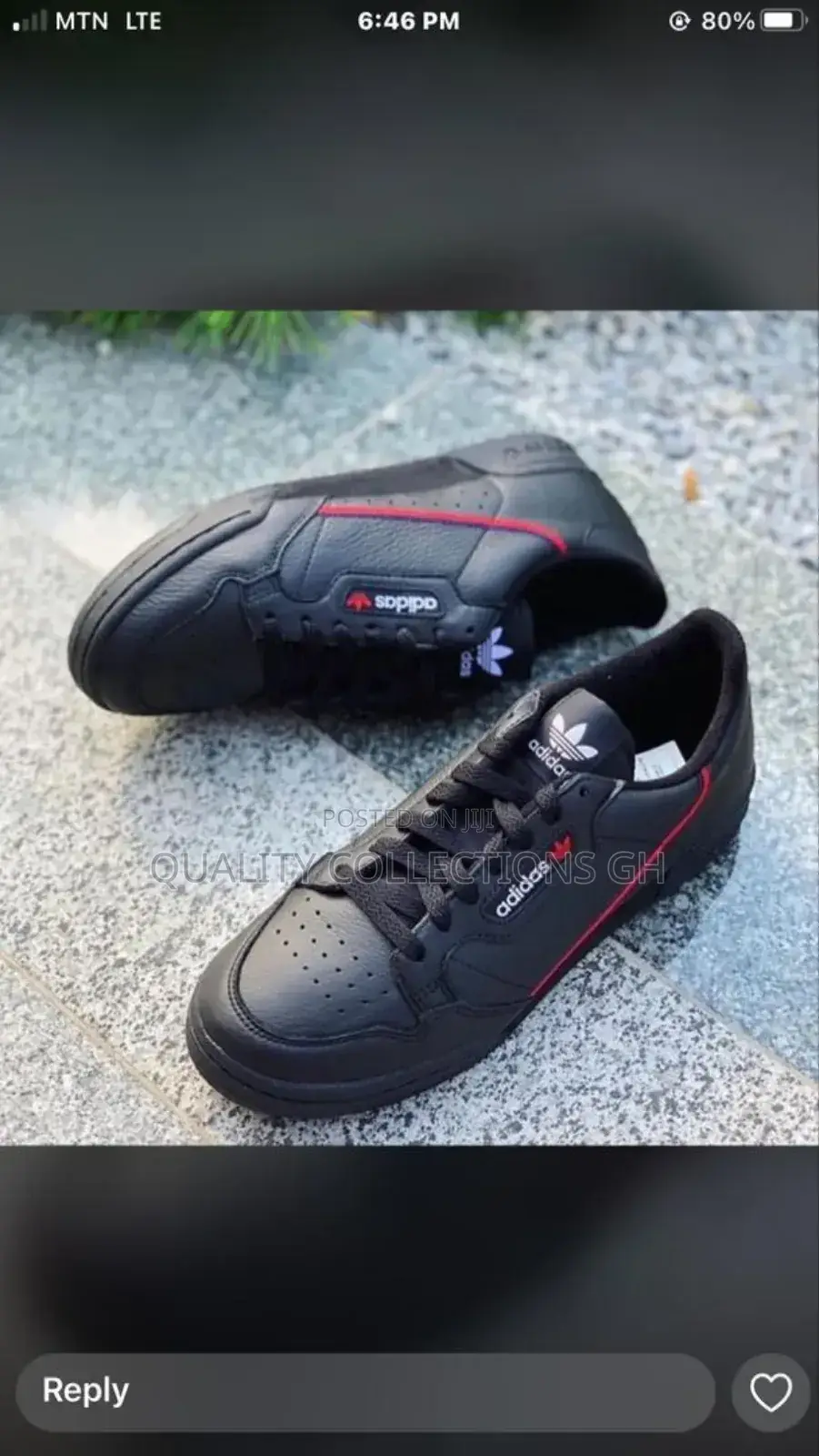 Adidas Continental Black