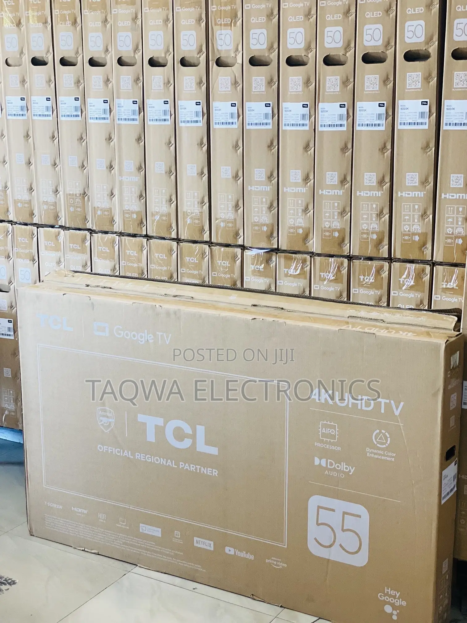 Google Powered TCL 55 Inch Smart Tv