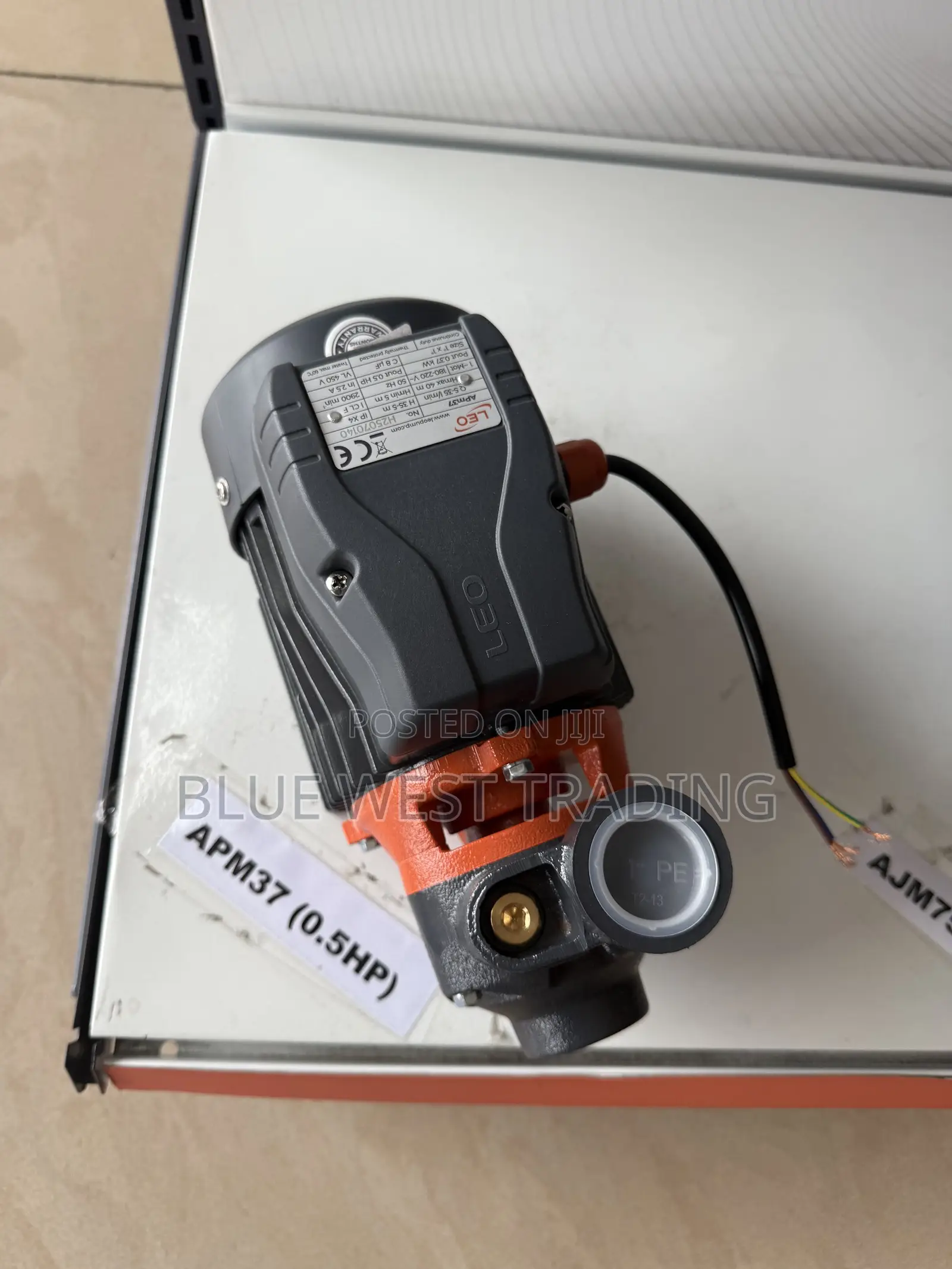 Leo 0.5hp Water Pump Cast _ Leo 0.5 Horsepower Water Pump Cast