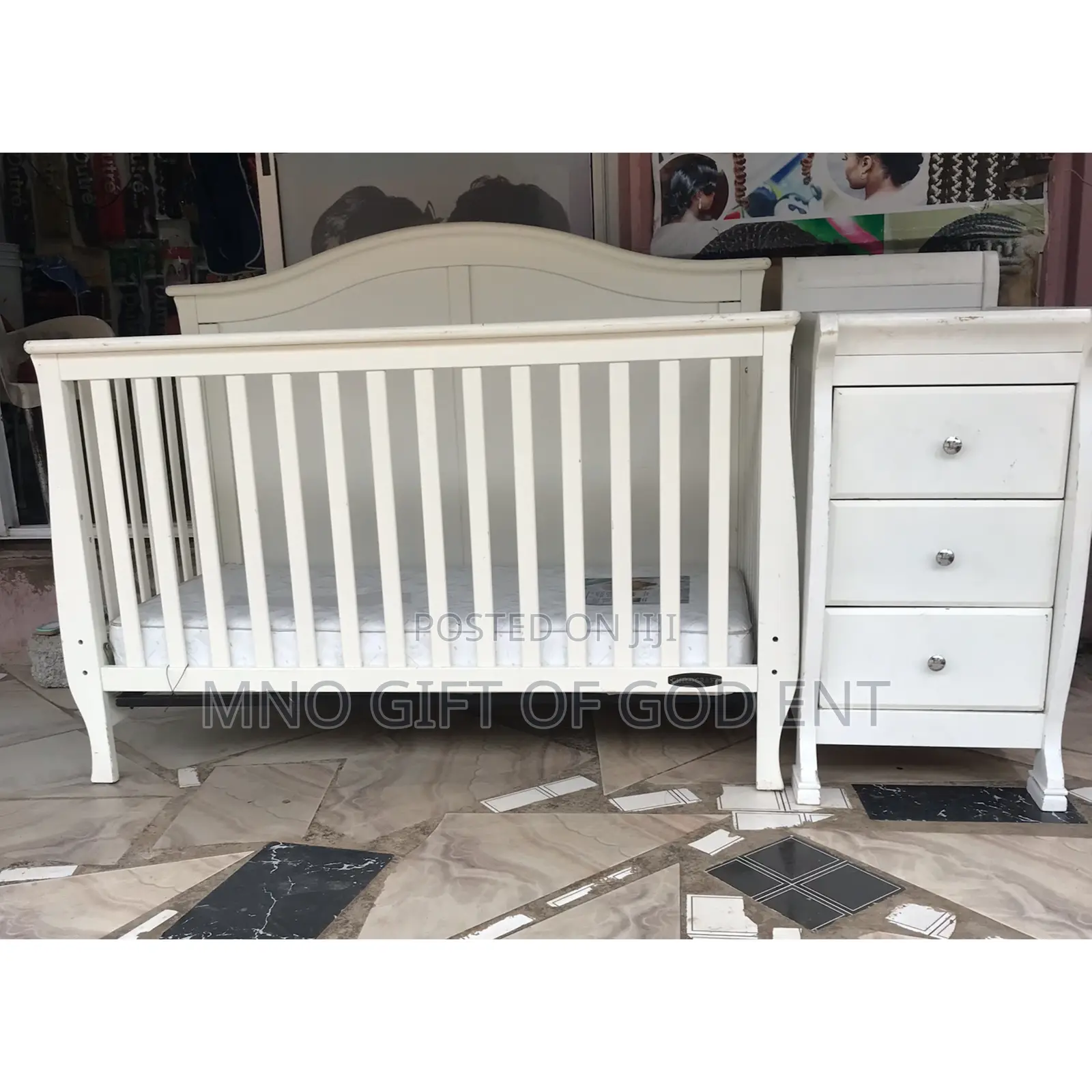 Wooden Cot With Drawers Changing Dippers Bed From U.S.