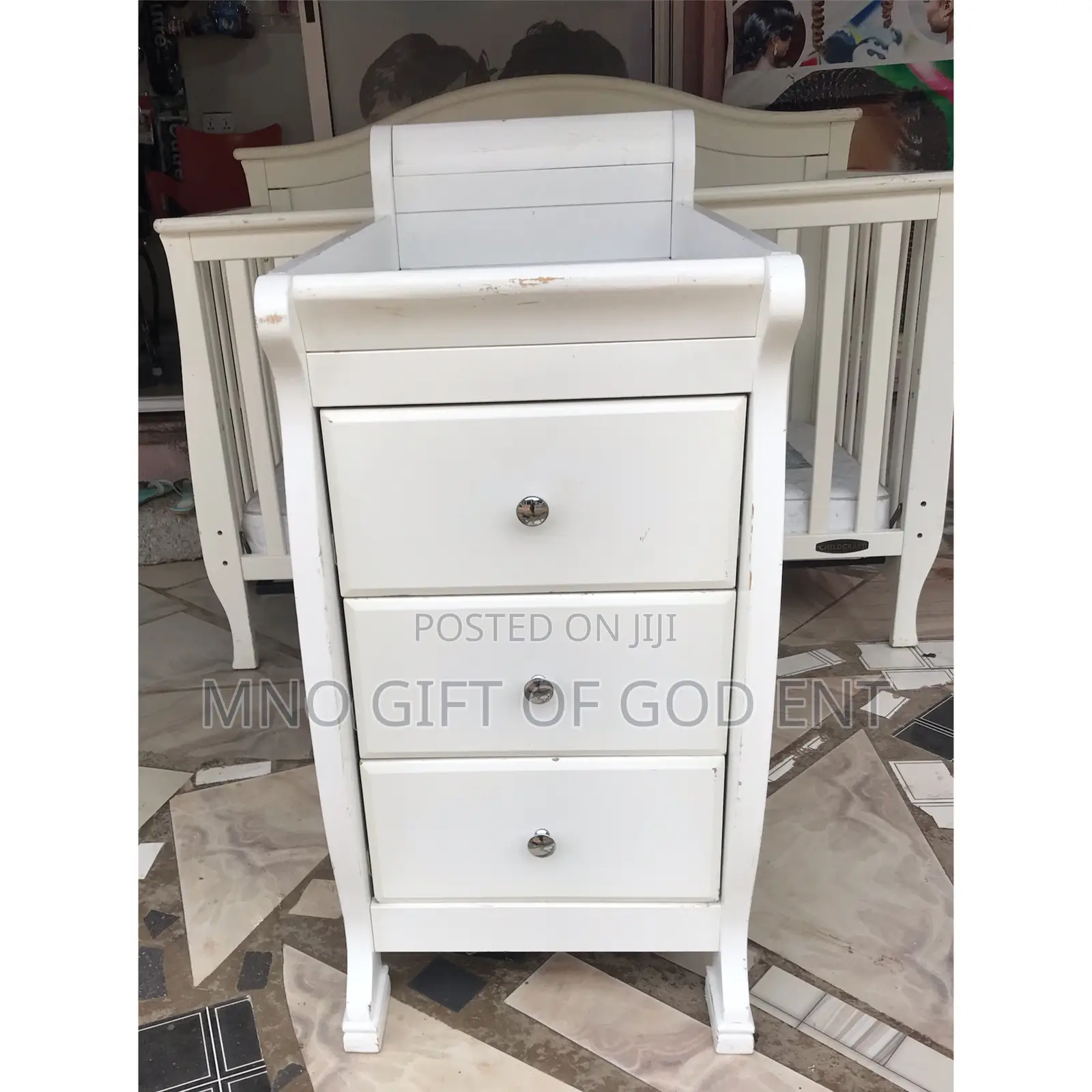 Wooden Cot With Drawers Changing Dippers Bed From U.S.