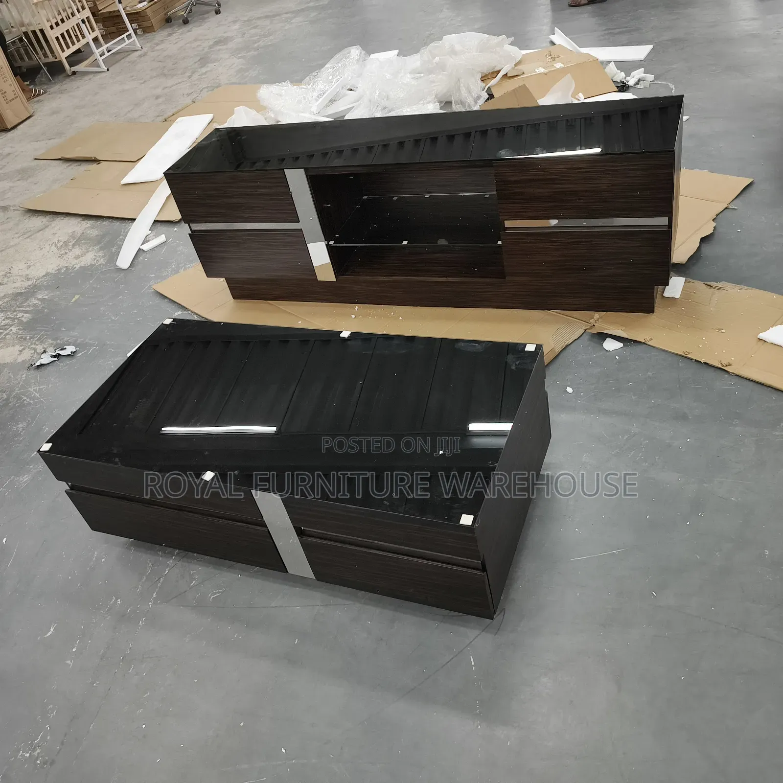 Foreign Modern Tv Stand and It Center Table Set
