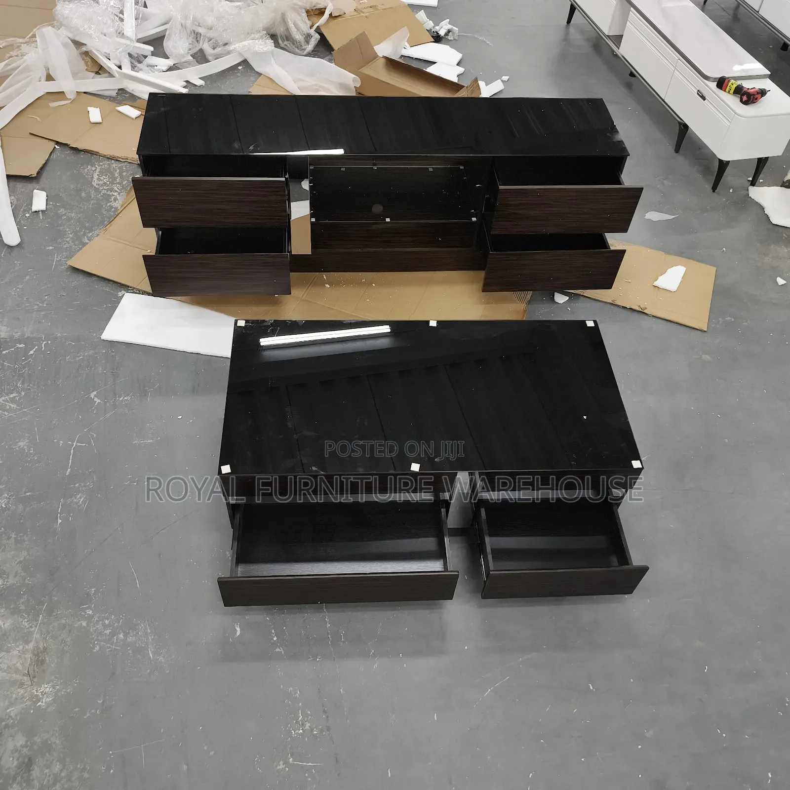Foreign Modern Tv Stand and It Center Table Set