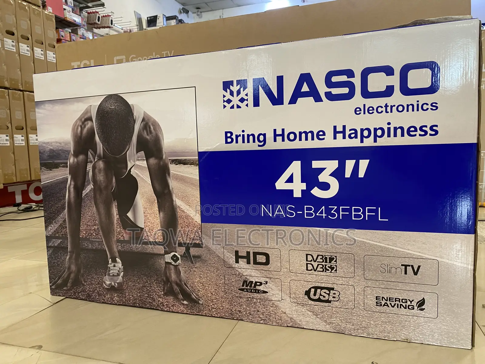 Typically Nasco 43- Inch Digital Satellite Tv