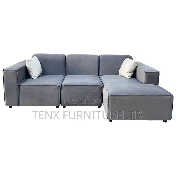 Sofa L Shape ( 3 Seater) Grey
