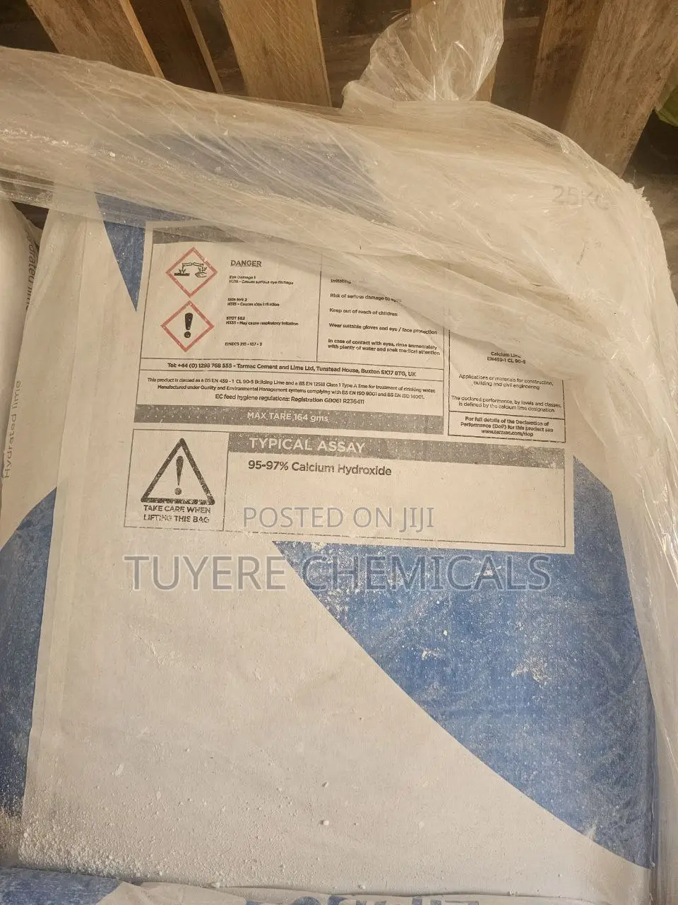 Calcium Hydroxide (Hydrated Lime, Limbux) 25kg