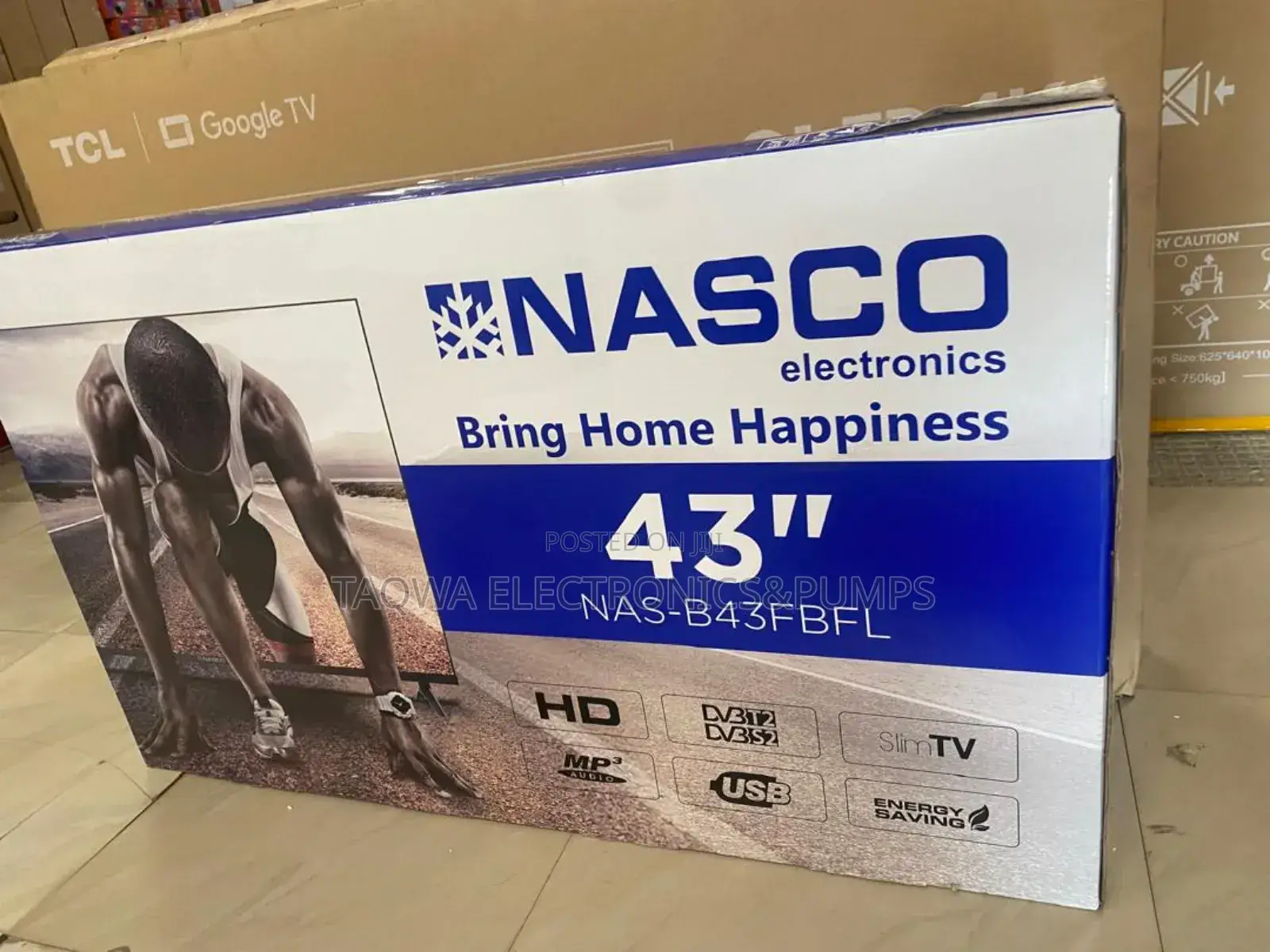 Tv Size ;43 Inches Nasco 43 Inch Digital Satellite Tv