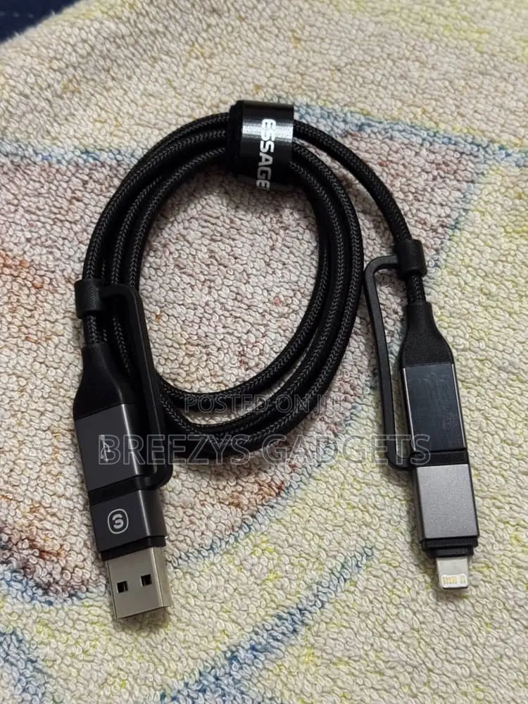 Essager 4 in 1 Digital Display Usb Cable Type C 100w Pd 2m Long