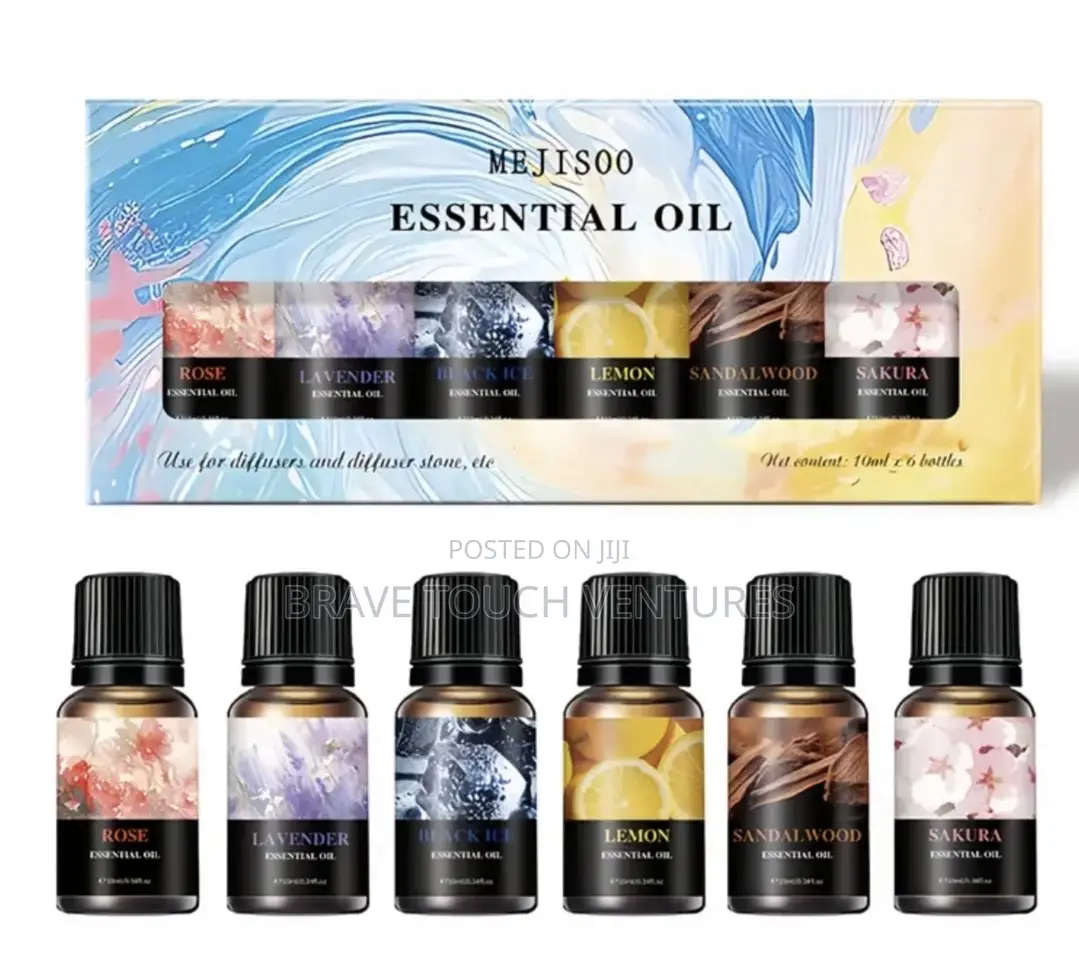 Fragrance Oil Set for Aroma Diffusers 10ml Each - 6 Pieces