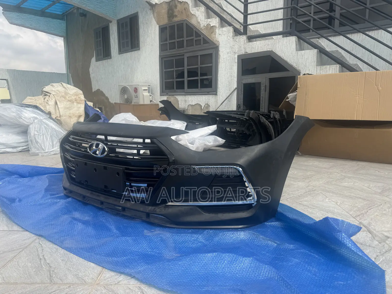 Hyundai Elantra 2017-2019 Front Bumper Sports