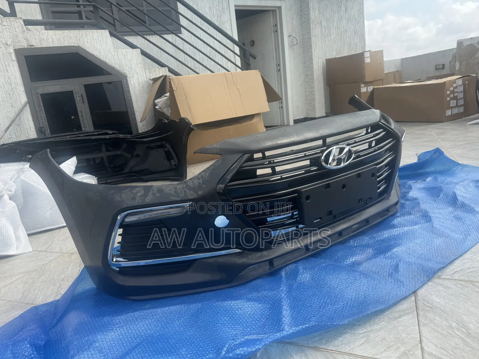 Hyundai Elantra 2017-2019 Front Bumper Sports