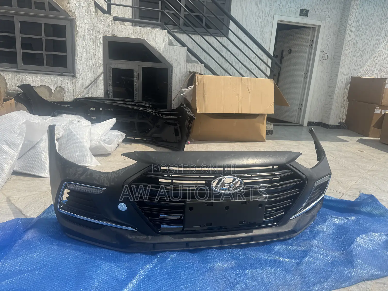 Hyundai Elantra 2017-2019 Front Bumper Sports