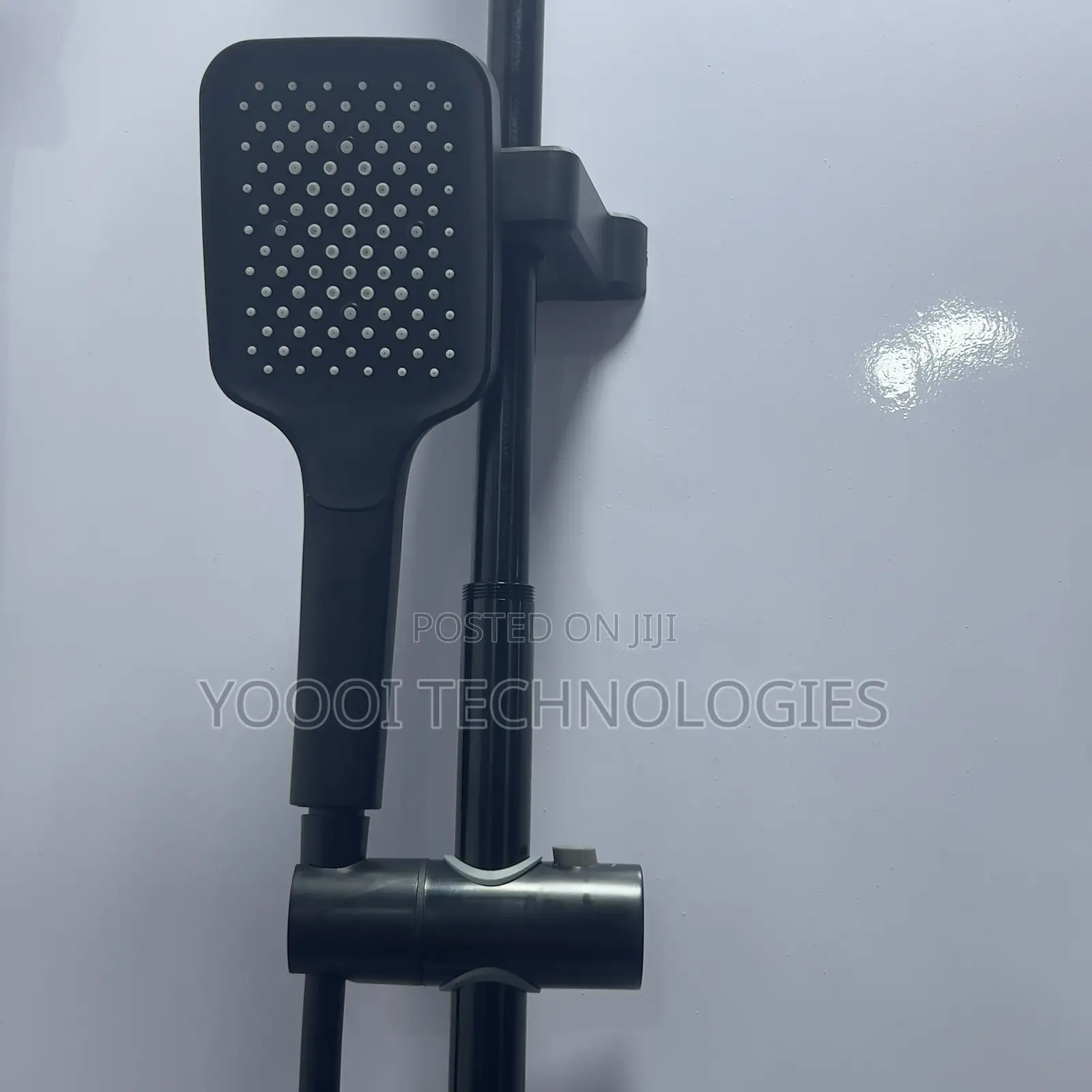 Matte Black Telephone Shower