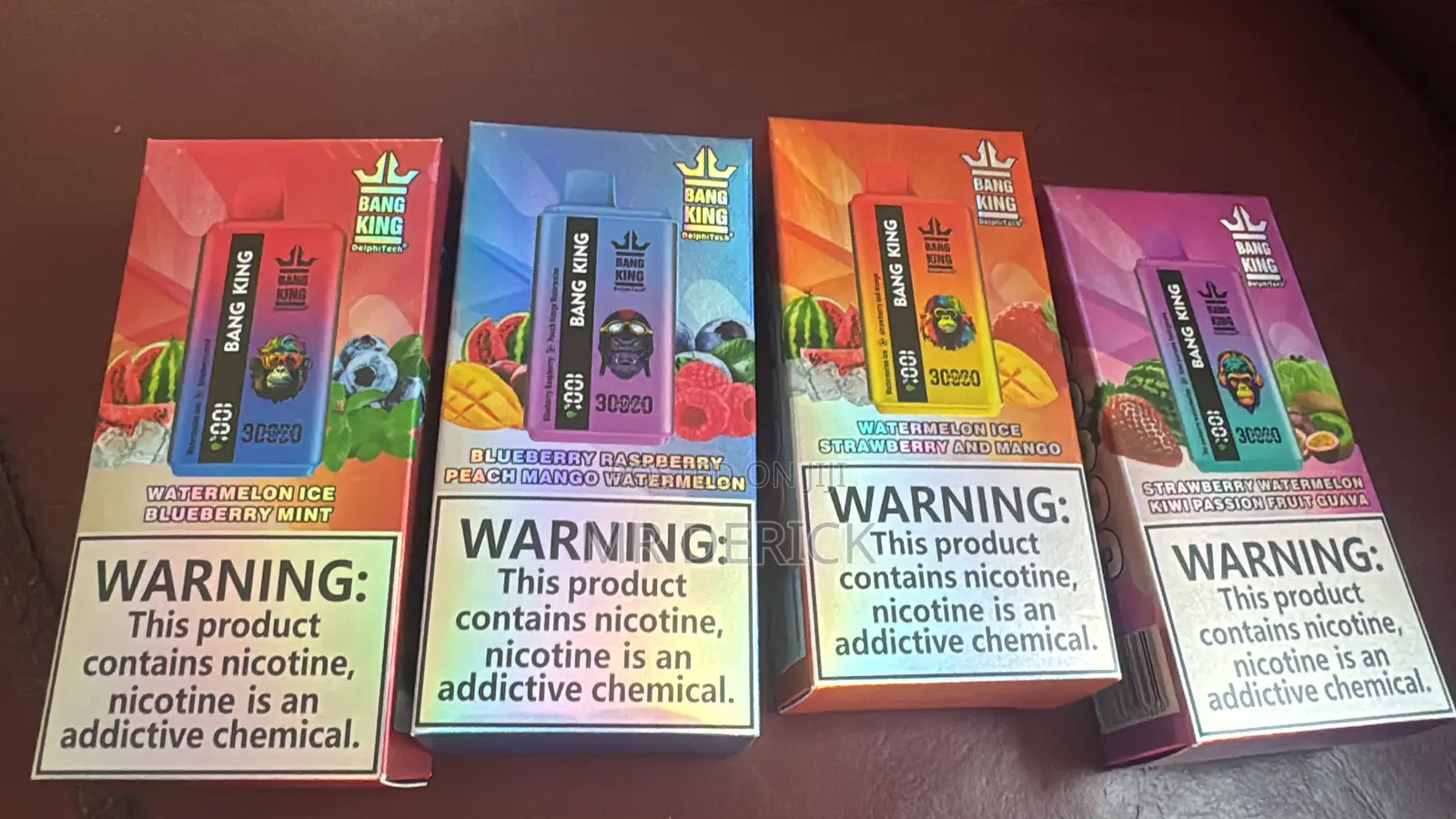 Bang King 30000 Puffs Disposable Vape, Rotating of 2 Different Flavors