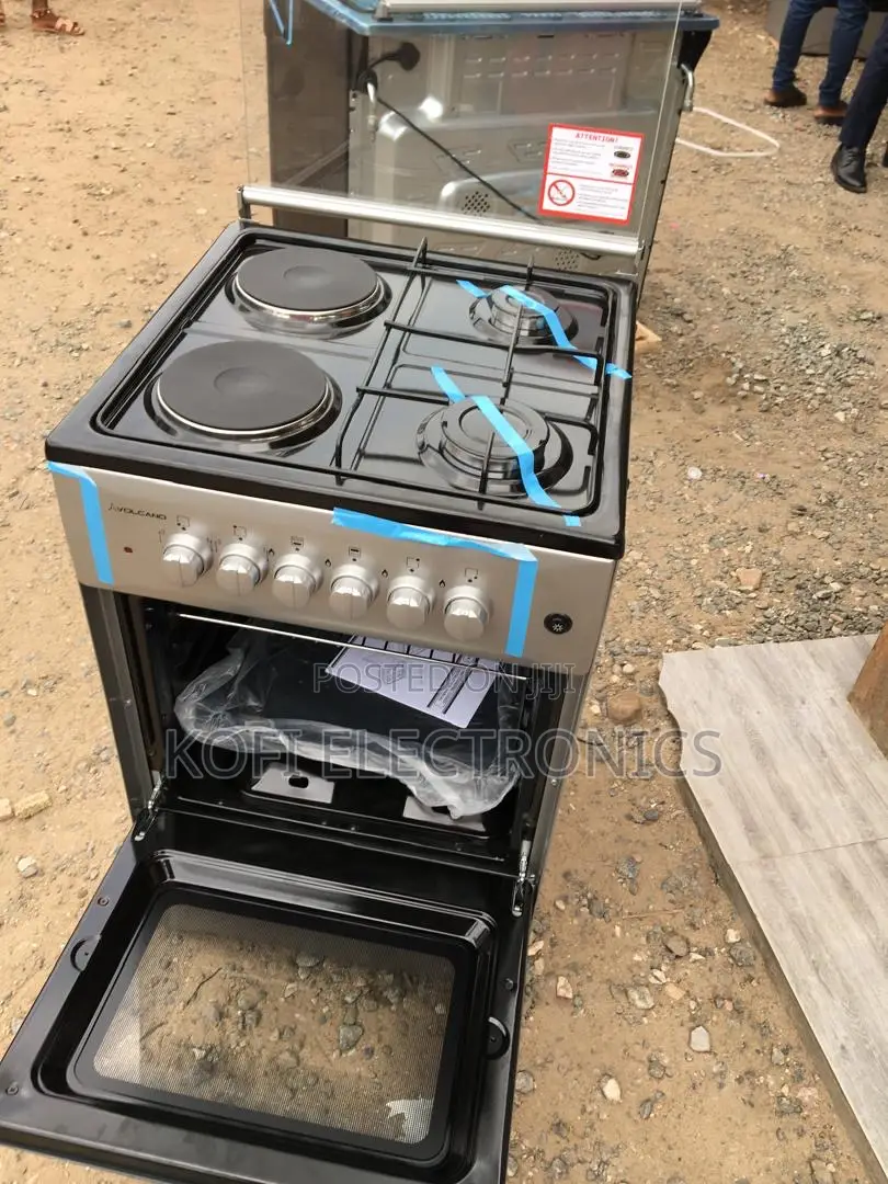 4-Burner Combination Cooker Practical Powerful