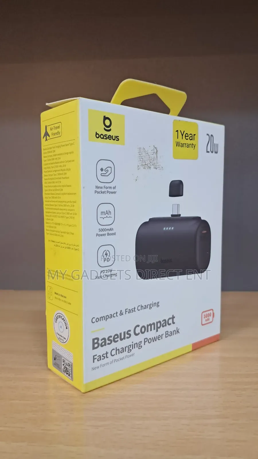 Baseus Compact Fast Charging Power Bank 5000mah