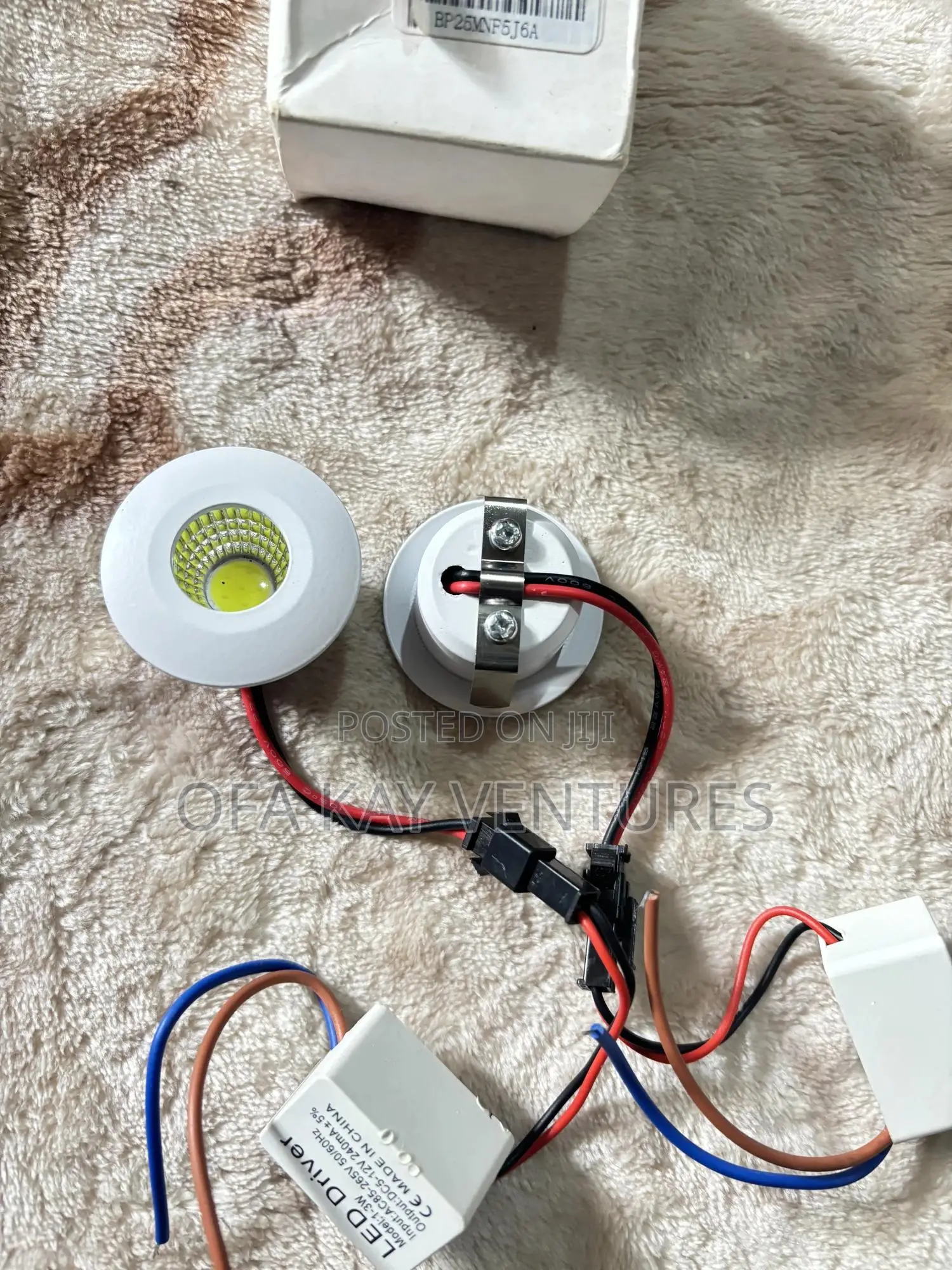 2pcs Spotlight 1watt White