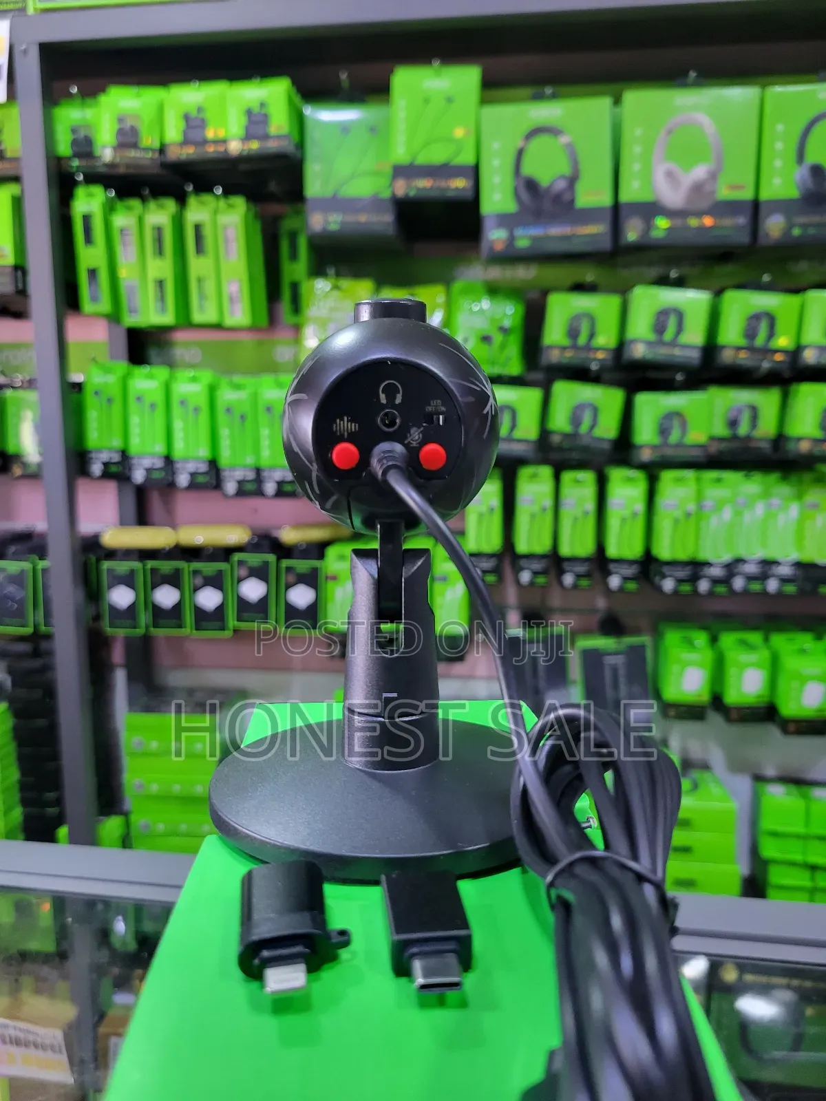 Plug and Play Usb With Type-C and Lightning Otg Condenser Mic