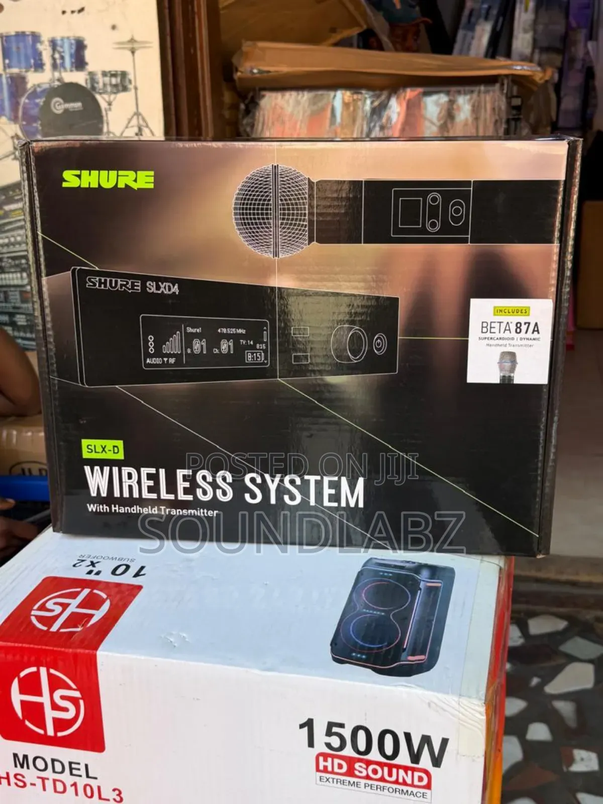 Shure Slxd24/B87a Professional Single Digital Wireless Microphone