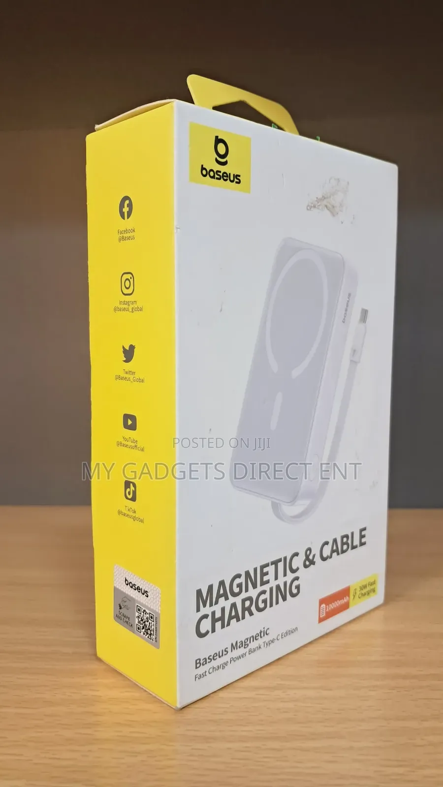 Baseus Magnetic Fast Charge Power Bank Type C