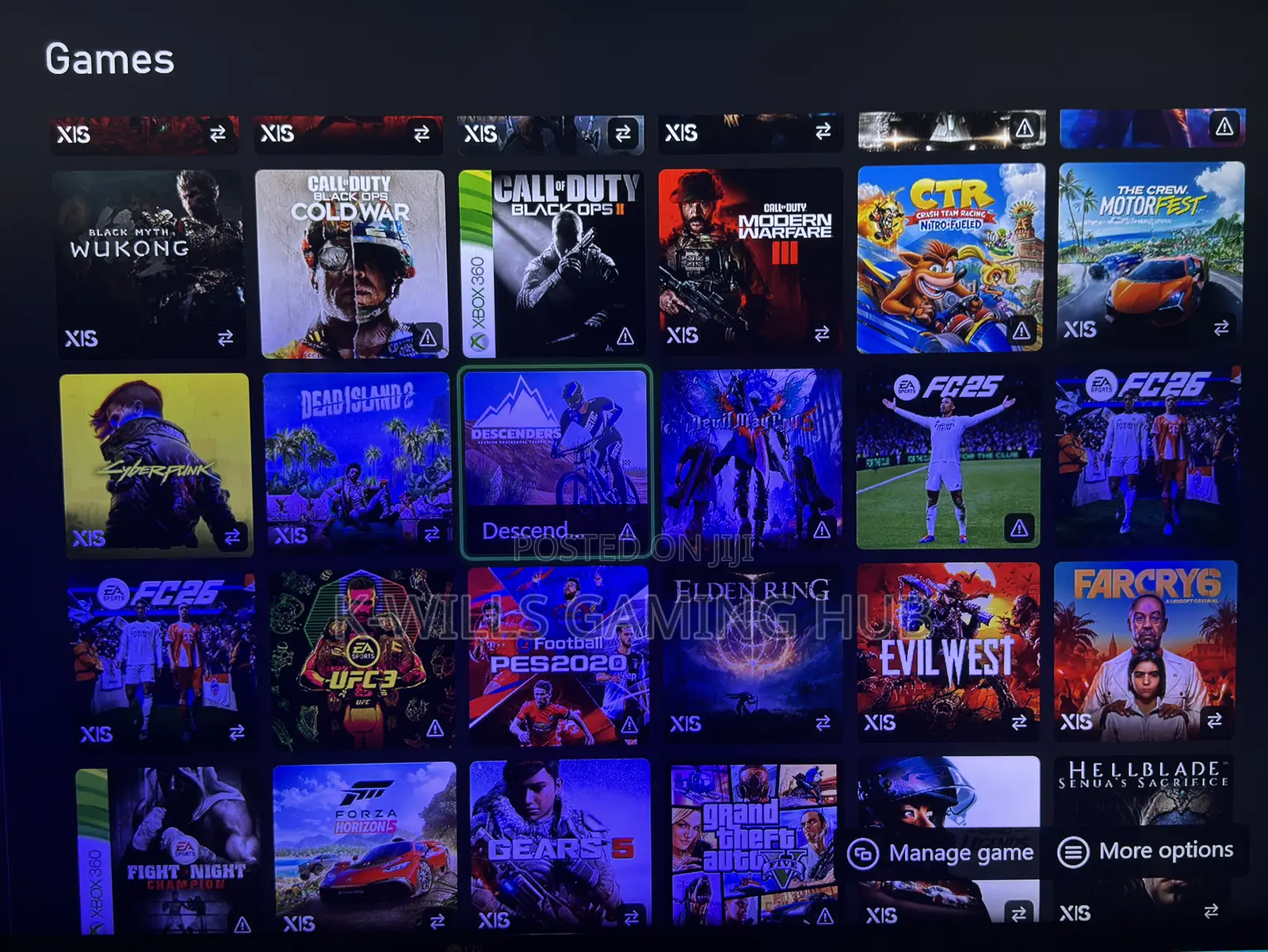 Xbox One/Series Game Account