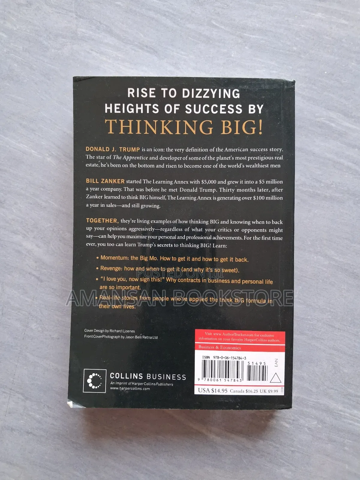Think Big :Make It Happen in Business and Life