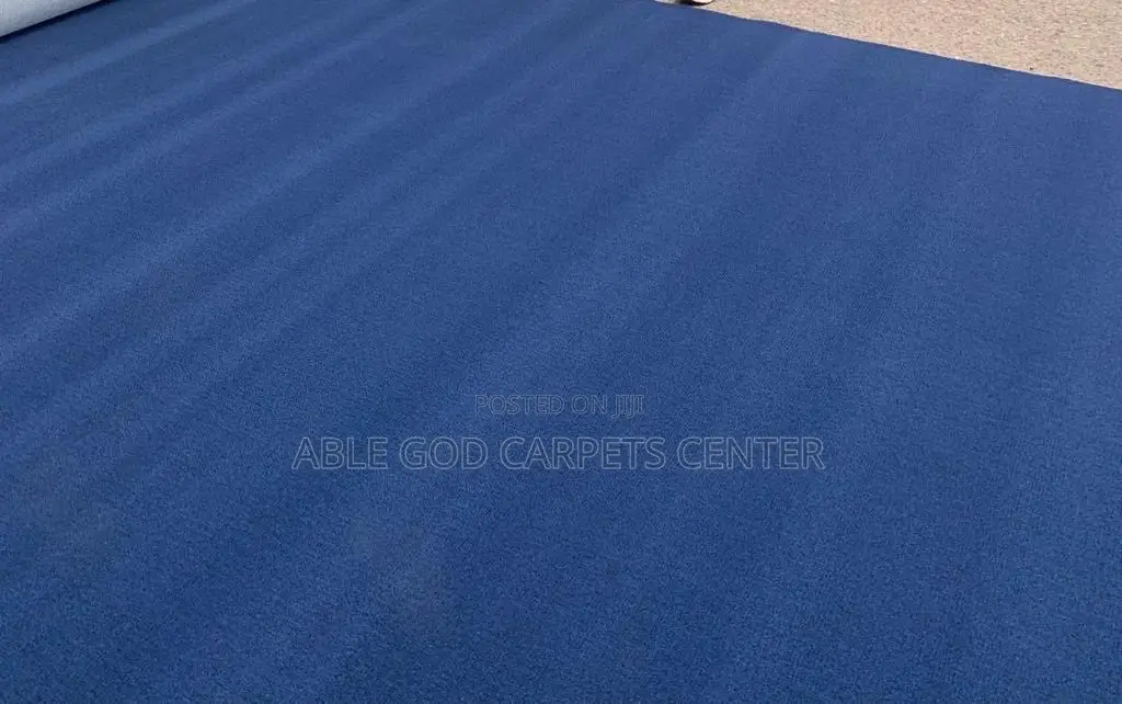 High Quality Blue Carpet for Rooms, Offices and Church Auditorium