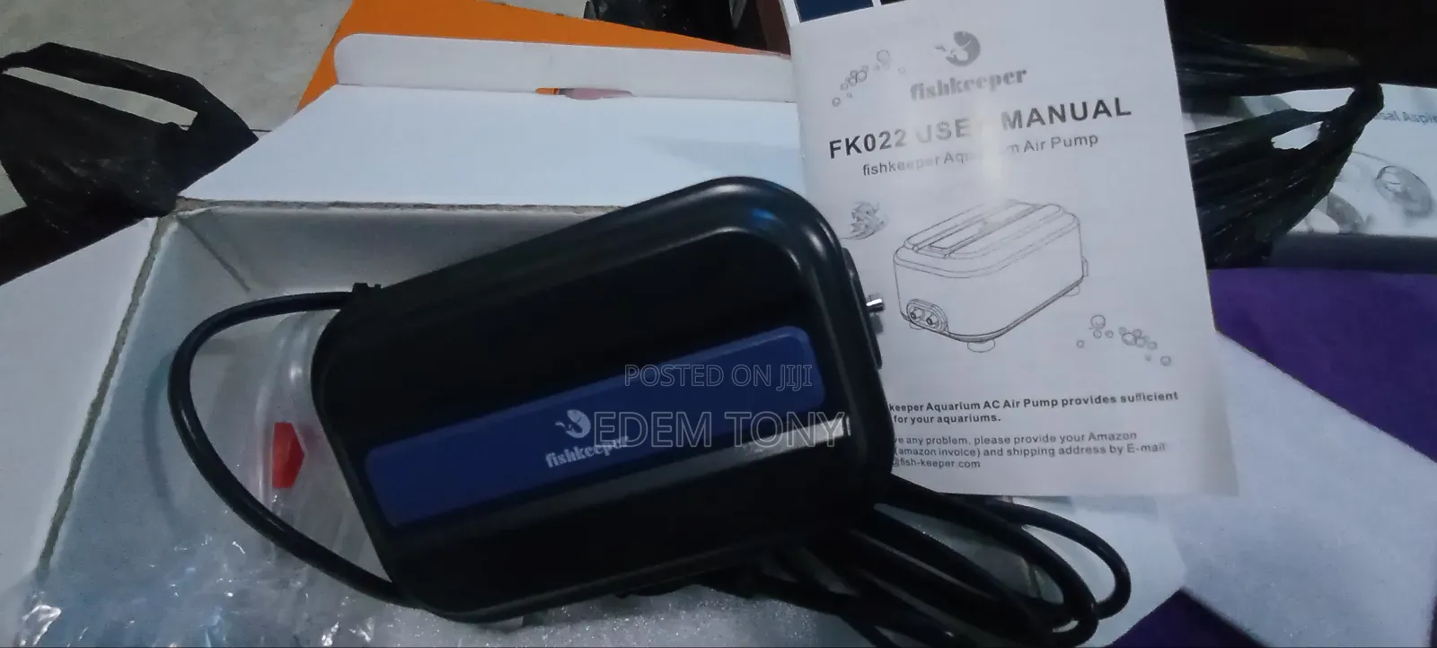 Fishkeeper Aquarium Air Pump, Model Fk022