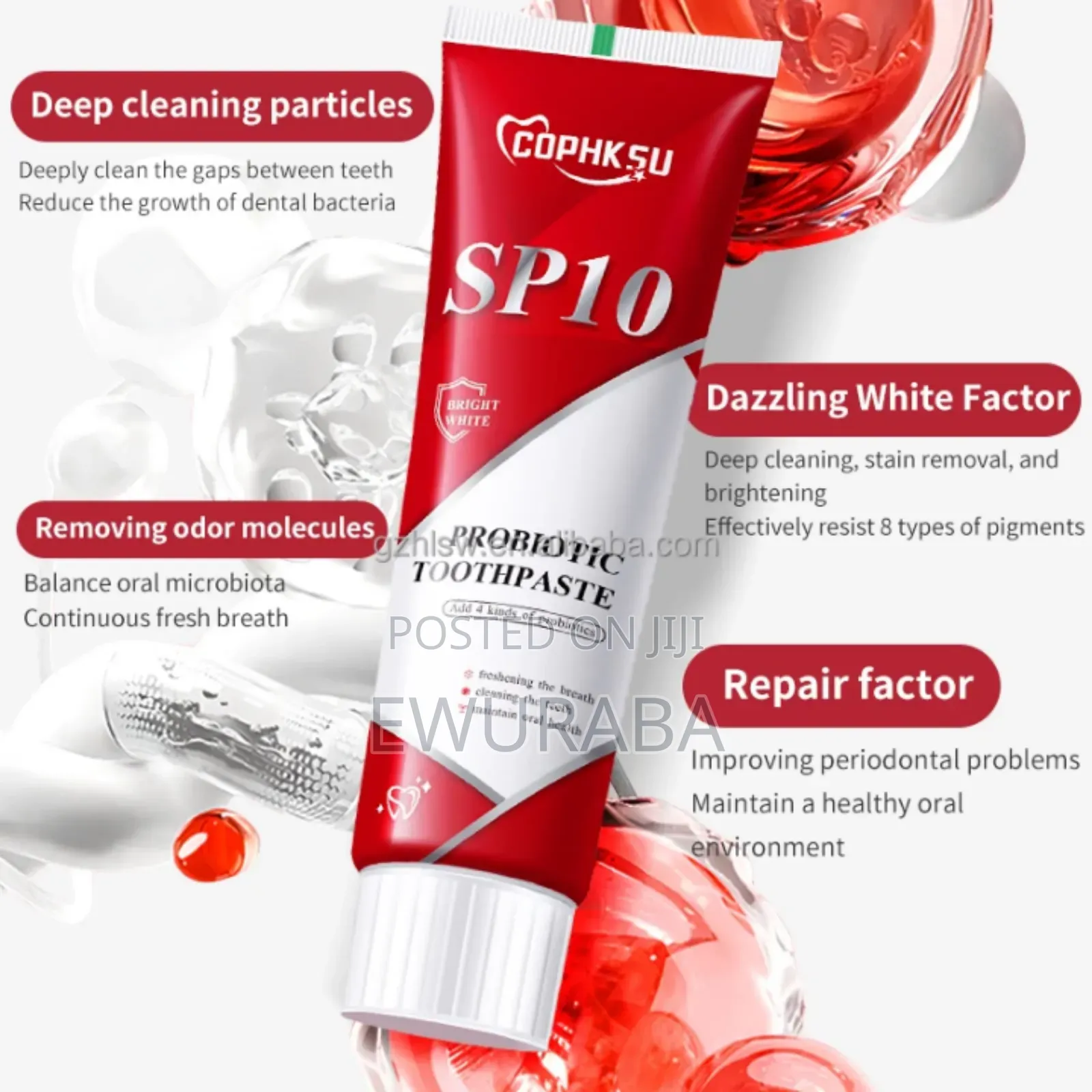 Sp10 Probiotic Whitening Toothpaste 3 for 220ghs