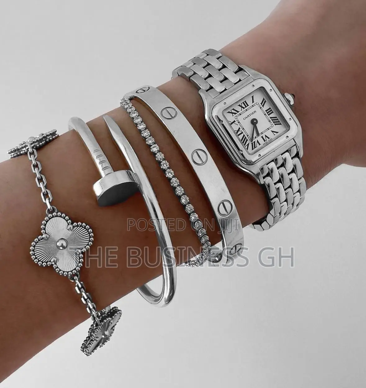 Cartier Watch and Bangle