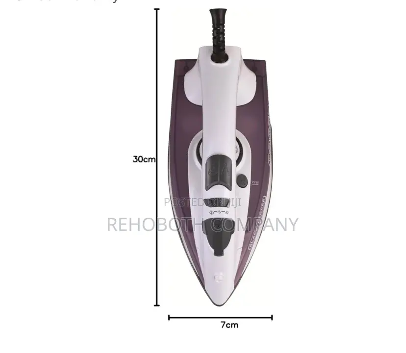 Black Decker Steam Iron X1750-B5 - Ceramic Coated Soleplate