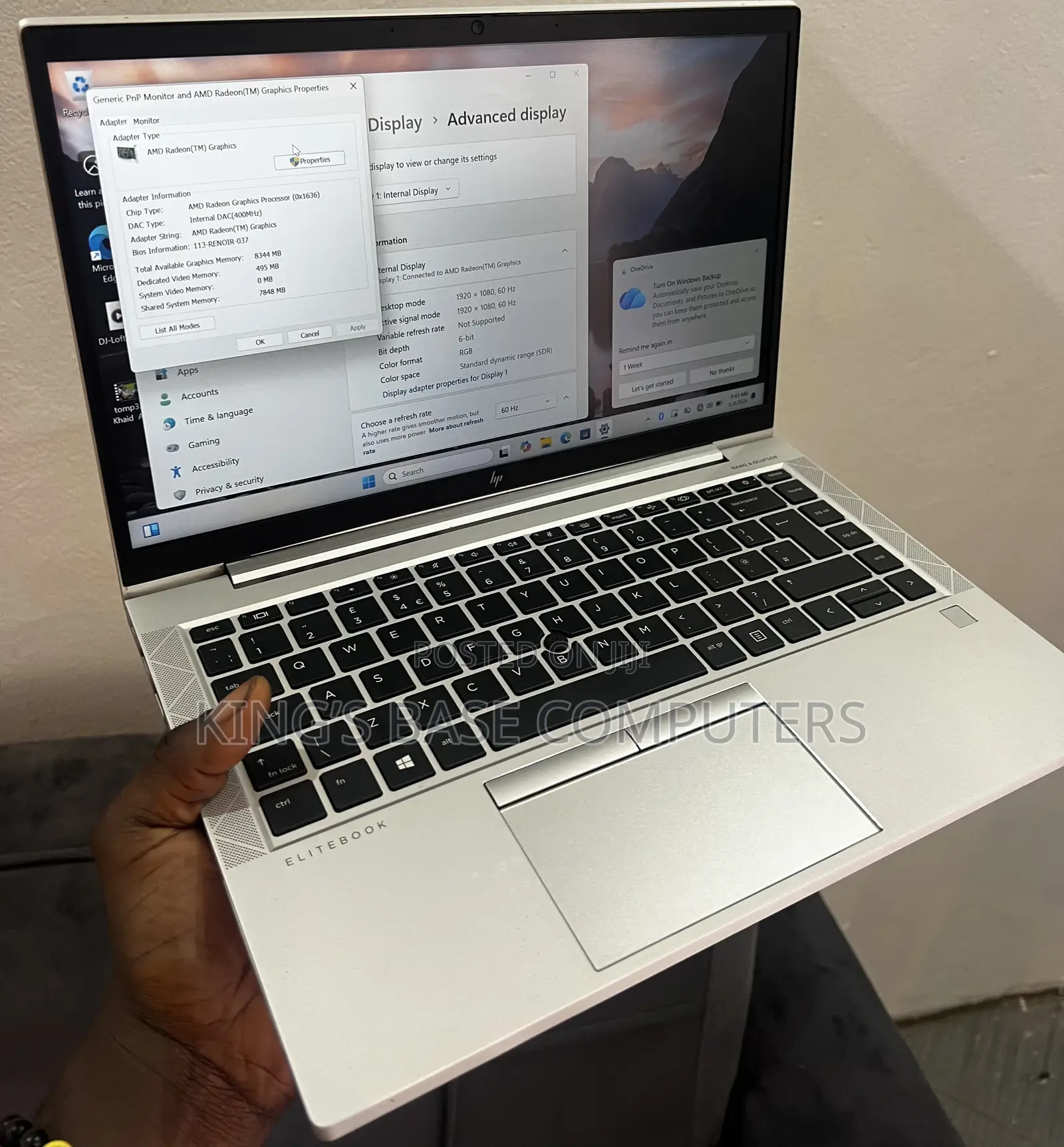 Laptop HP EliteBook 845 G7 16GB AMD Ryzen 5 SSD 256GB
