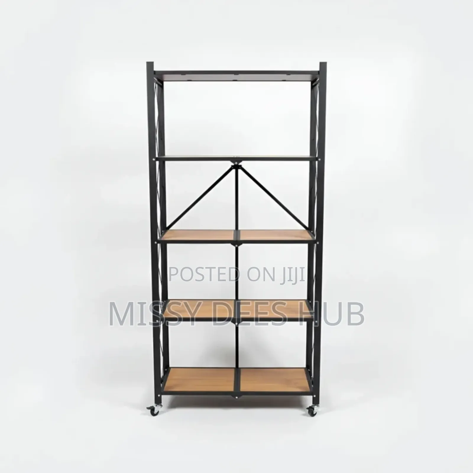 Wooden Shelves Foldable Rack