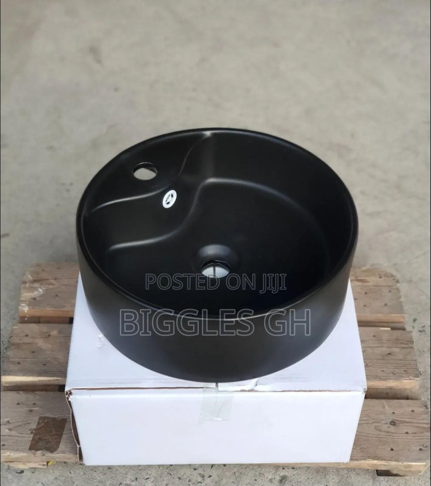Countertop Basin/Pedicure Bowl- Black